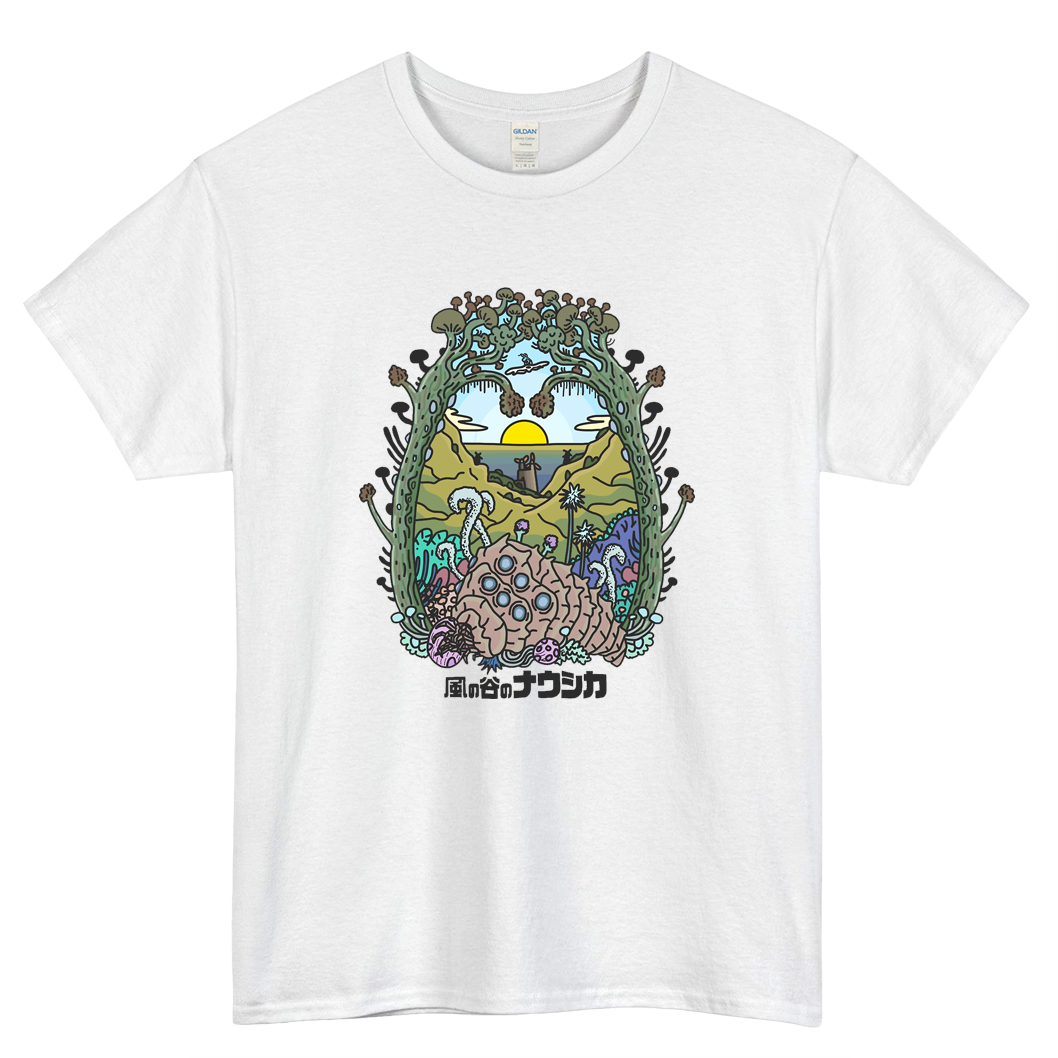 Nausicaa Of The Valley Wind Logo Mens Unisex Short Sleeve T-Shirt Size S-3XL - P