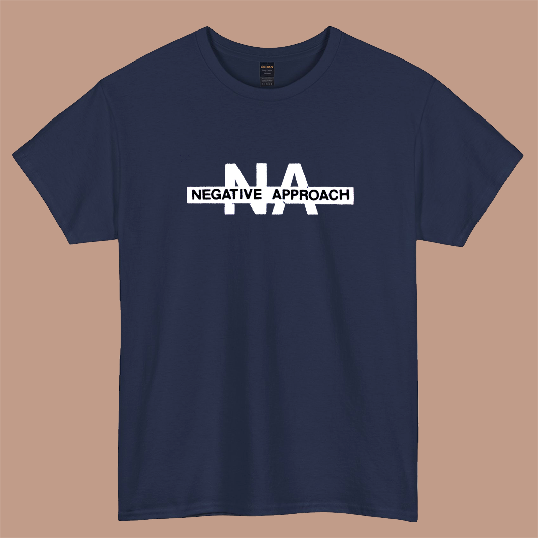 Negative Approach logo short sleeve t shirt size S-3XL -P