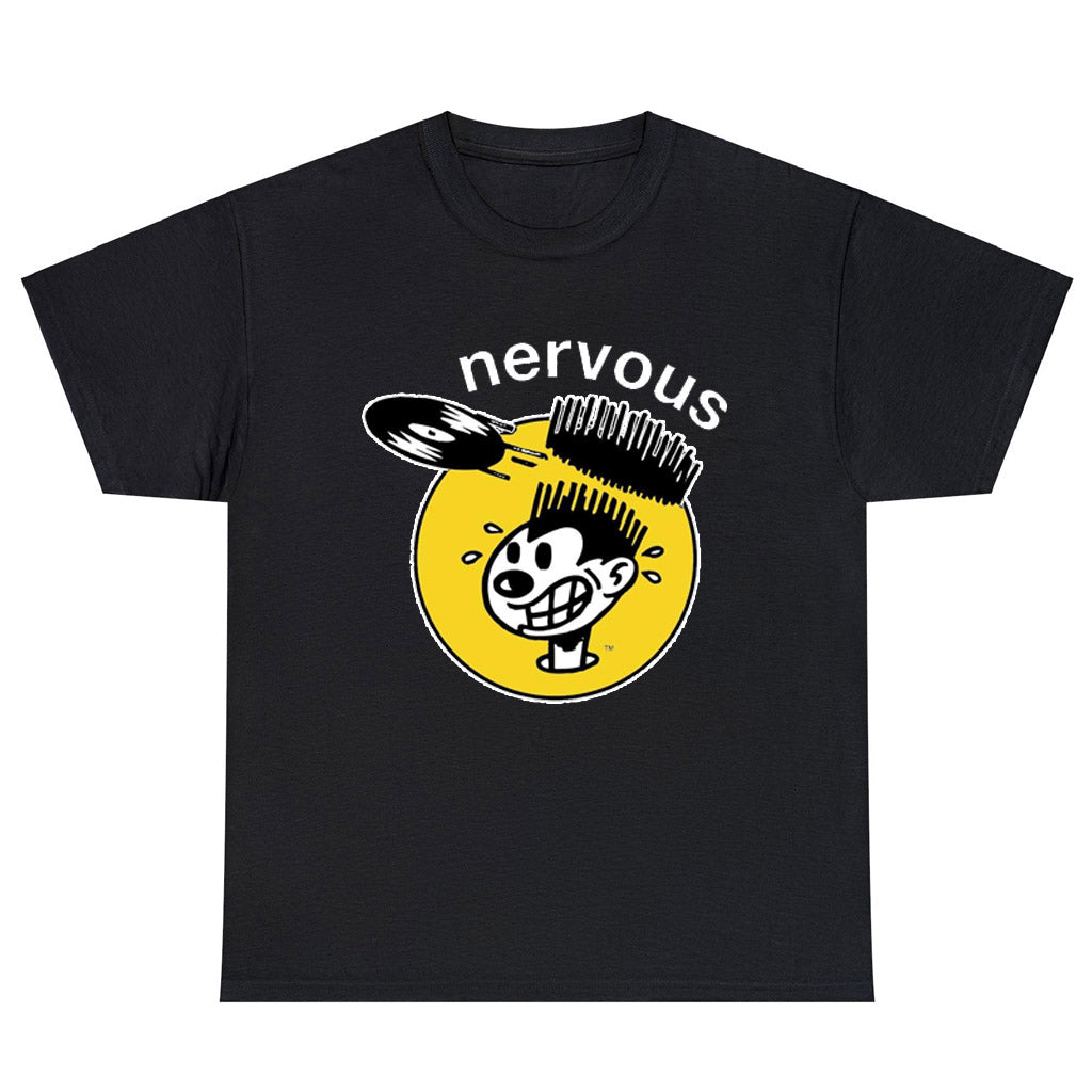 Nervous Records Famous Music Records Logo Men's Unisex T Shirt Size S to 3XL