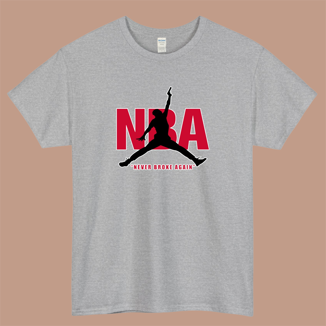 Never Broke Again Logo Mens Unisex Short Sleeve T-Shirt Size S-3XL - P