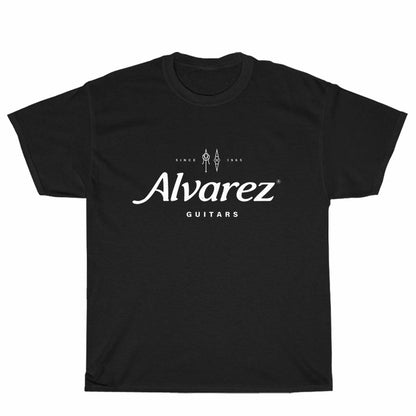 New Alvarez Guitar Logo Unisex Men's T Shirt Size S to 3XL