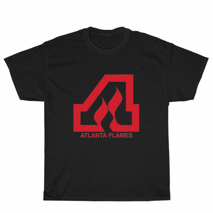 New Atlanta Flames Hockey Team Emblem Logo Unisex Men's T Shirt Size S to 3XL