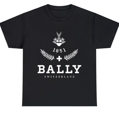 New BALLY SWITZERLAND 1851 Logo Men's Unisex T Shirt Size S to 3XL