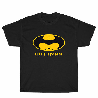 New Buttman Funny Parody Humor Booty Logo Unisex Men's T Shirt Size S to 3XL