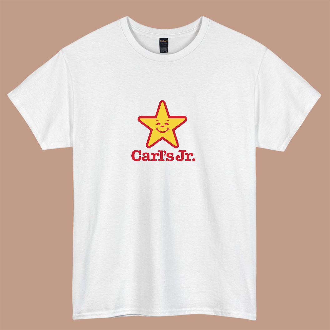 New Carl's Jr Logo SHORT SLEEVE T SHIRT SIZE S-3XL -P