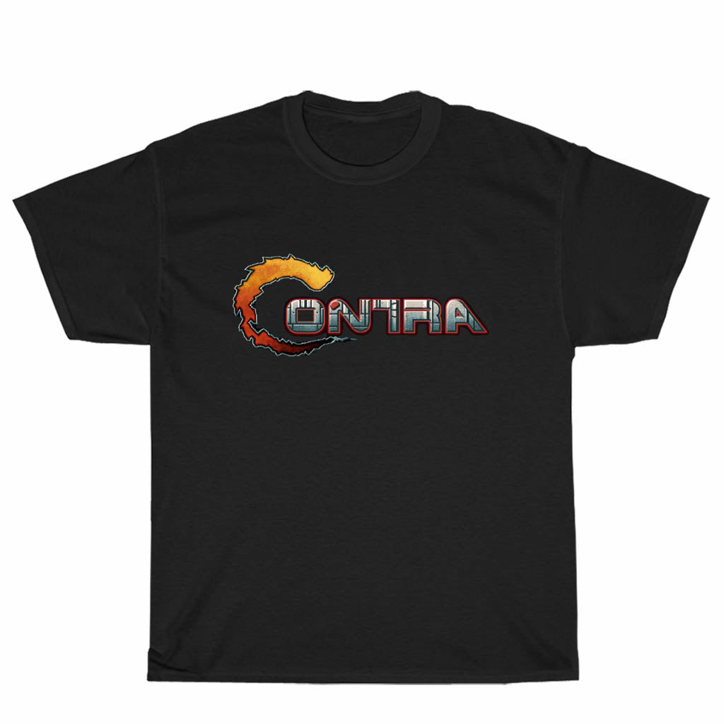 New Contra Game Logo Unisex Men's T Shirt Size S to 3XL
