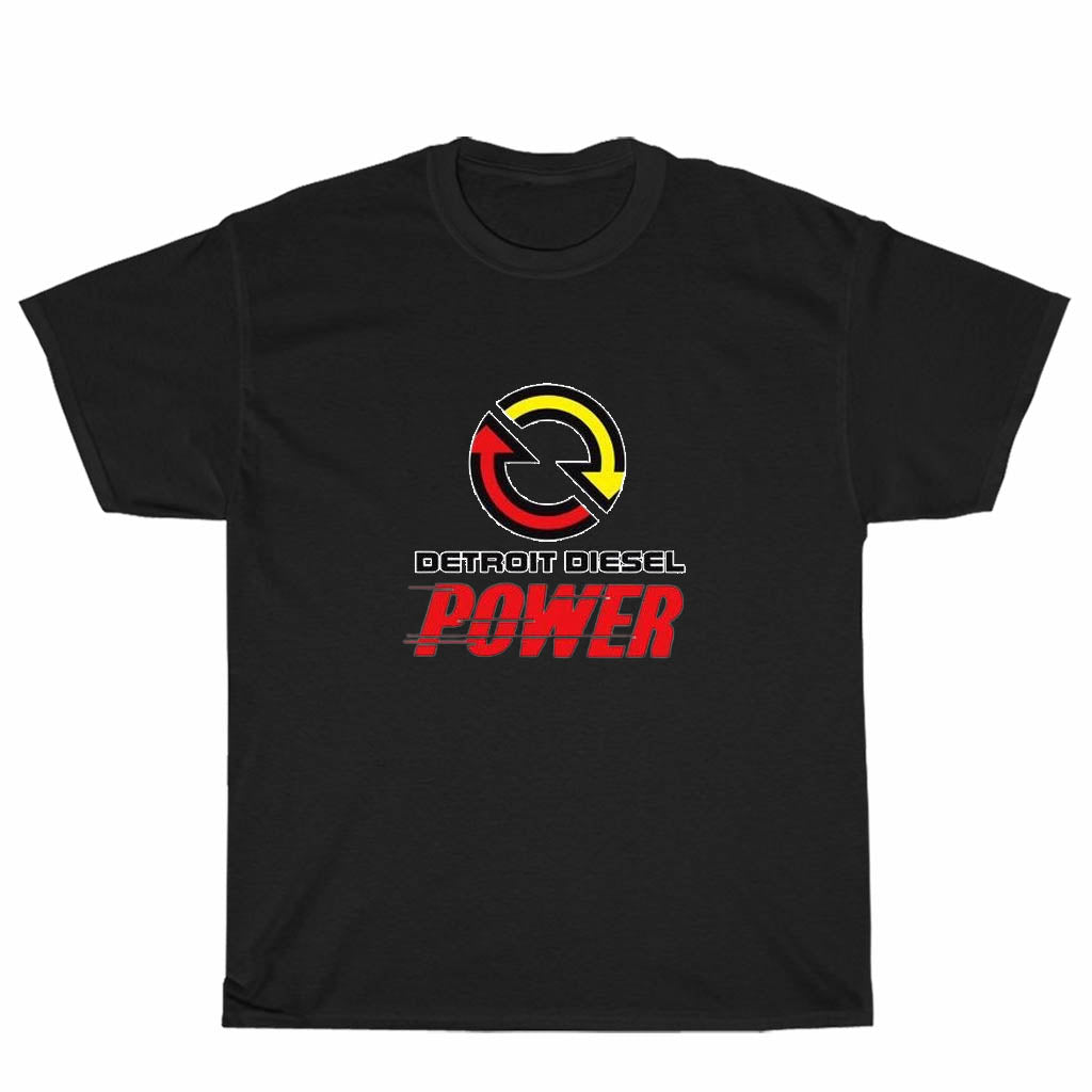 New Detroit Diesel Power Logo Unisex Men's T Shirt Size S to 3XL