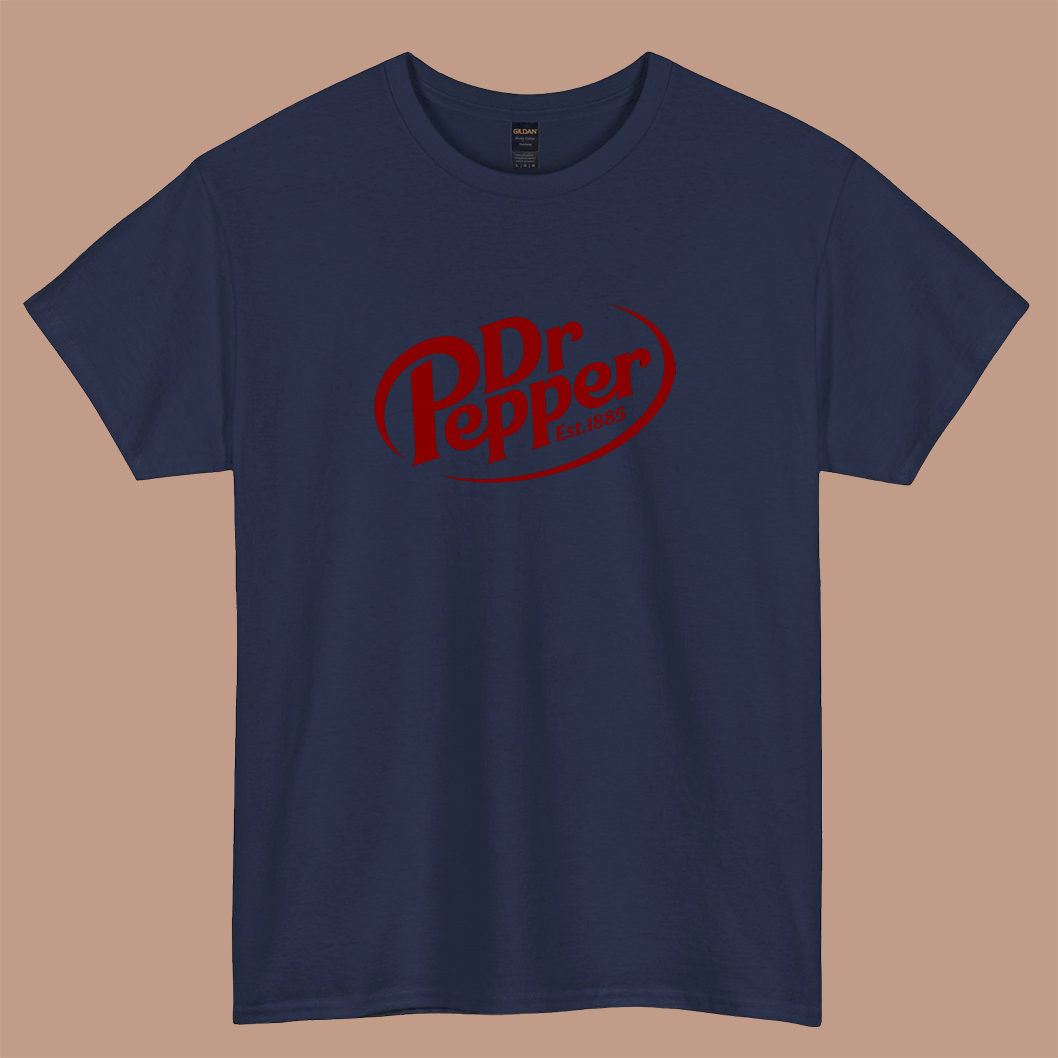 New Dr Pepper Logo short sleeve t shirt size S-3XL -P