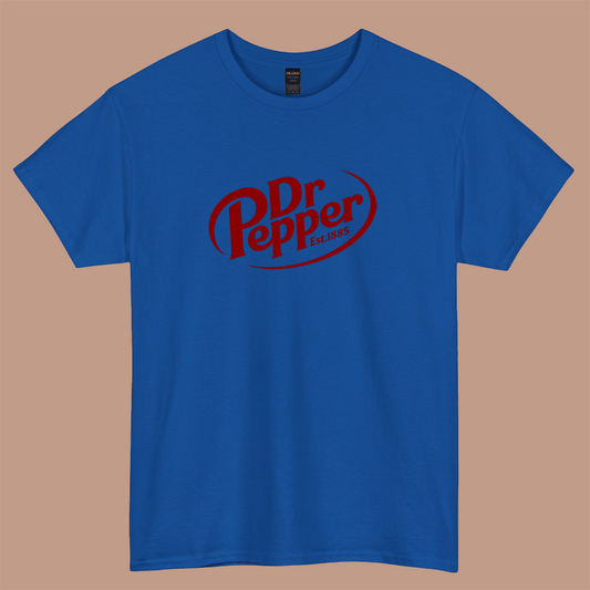 New Dr Pepper logo short sleeve t shirt size S-3XL -P