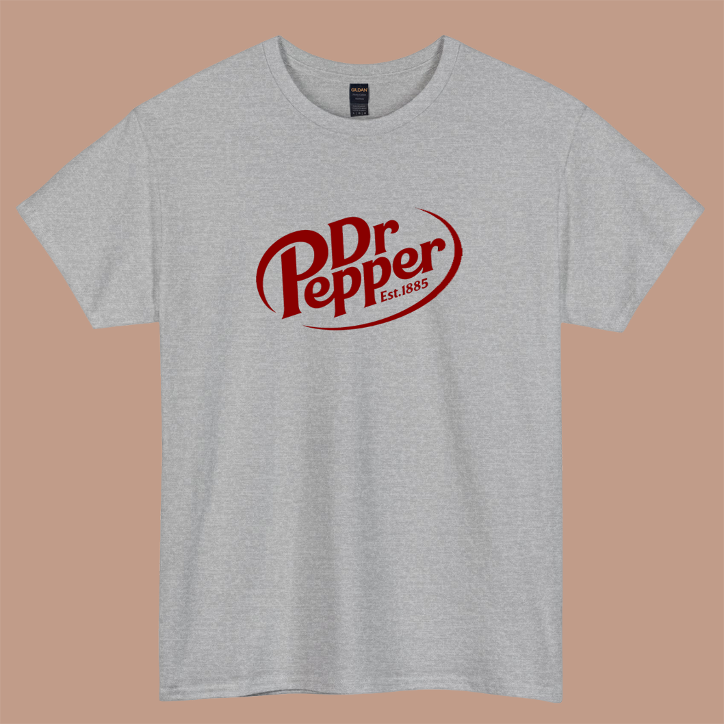 New Dr Pepper Logo short sleeve t shirt size S-3XL -P
