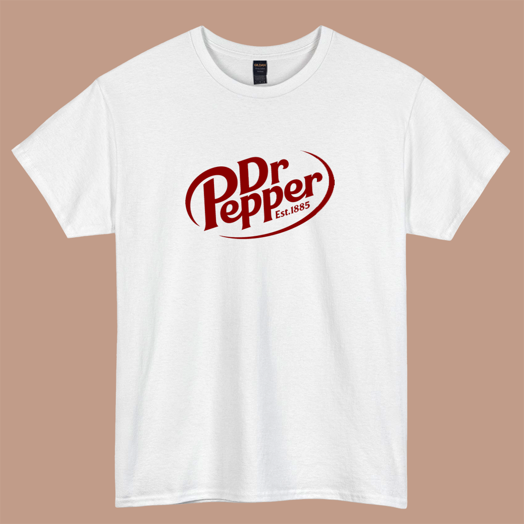 New Dr Pepper Logo short sleeve t shirt size S-3XL -P