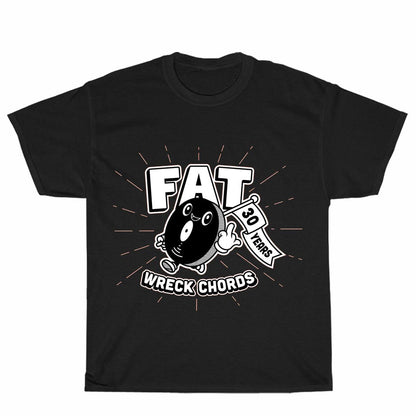 New FAT WRECK CHORDS 30 Years Logo T-Shirt American Funny Logo Unisex Men's T Shirt Size S to 3XL