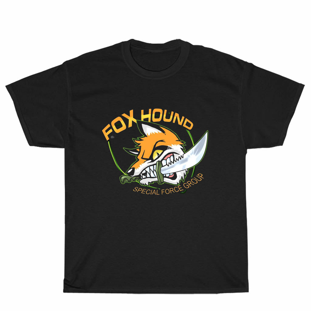 New FOXHOUND Metal Logo Unisex Men's T Shirt Size S to 3XL