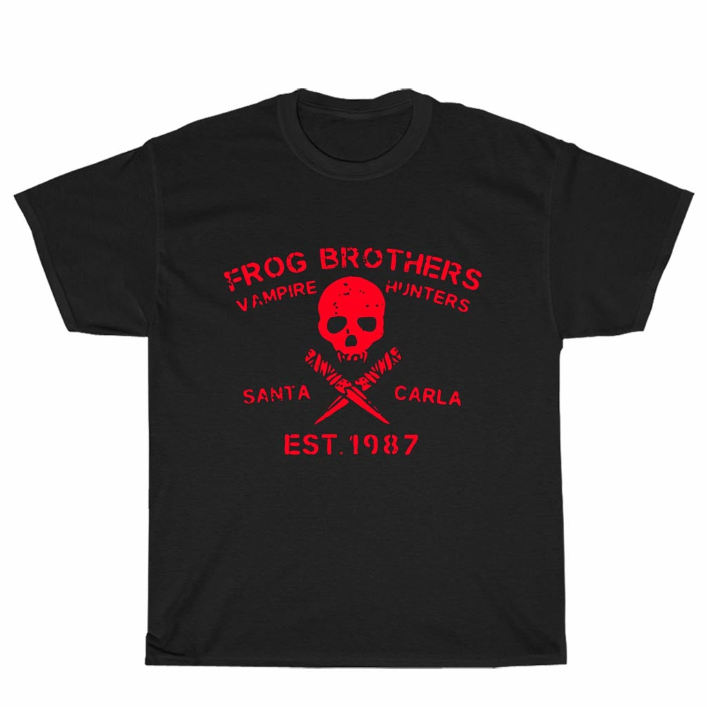 New Frog Brothers Vampire Hunter Logo T-Shirt American Funny Logo Unisex Men's T Shirt Size S to 3XL