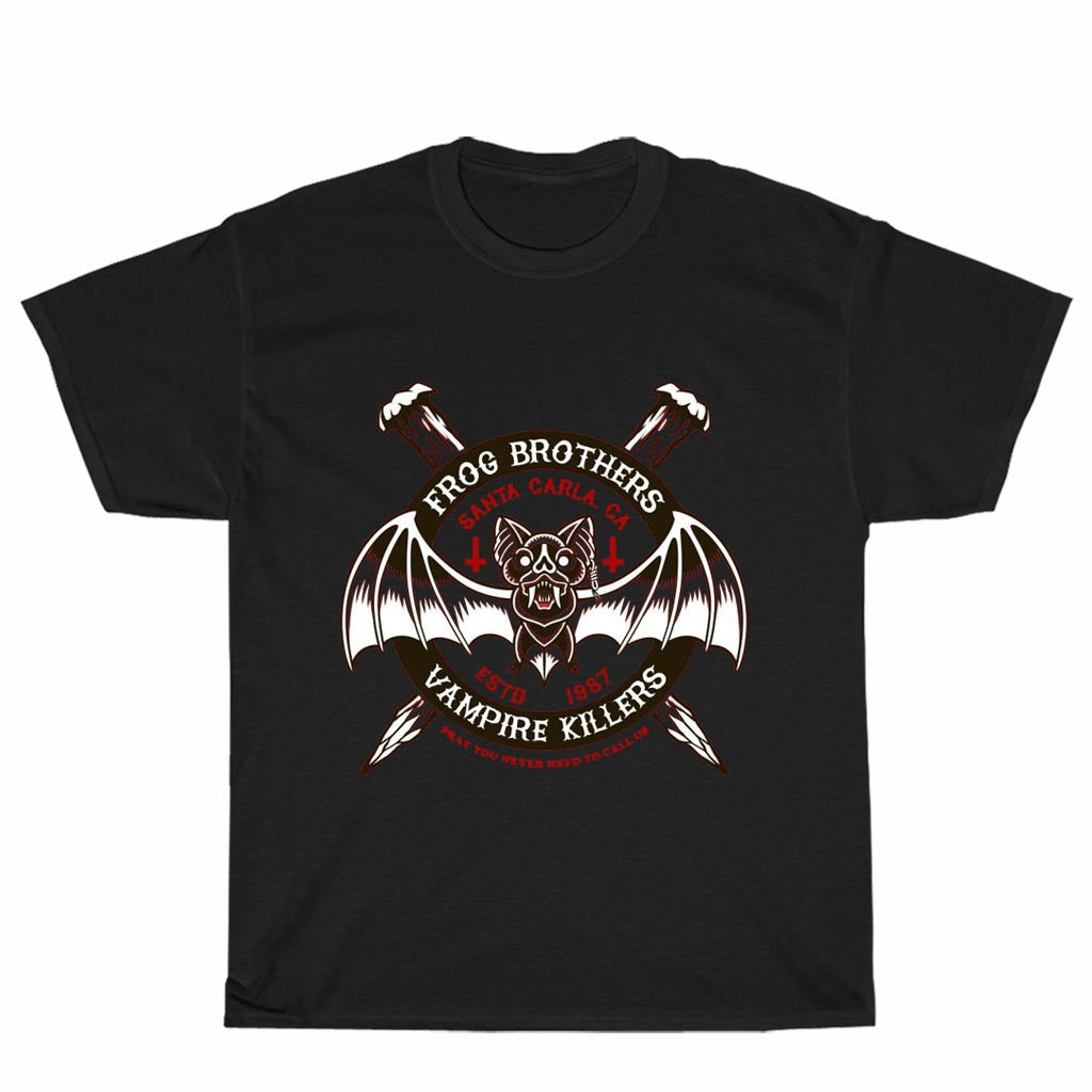 New Frog Brothers Vampire Killers The Lost Boys Logo T-Shirt Ame Logo Unisex Men's T Shirt Size S to 3XL