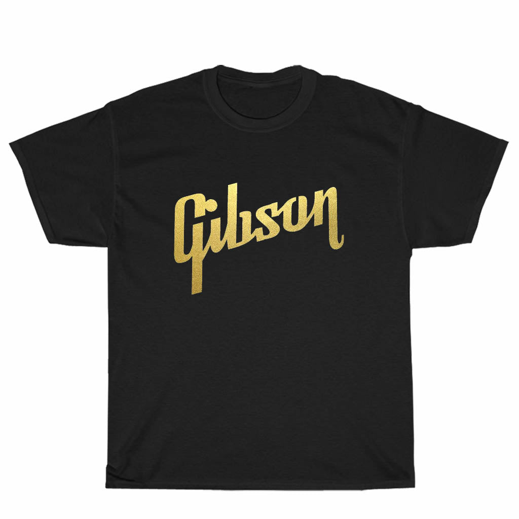 New Gibson Guitar Logo Unisex Men's T Shirt Size S to 3XL