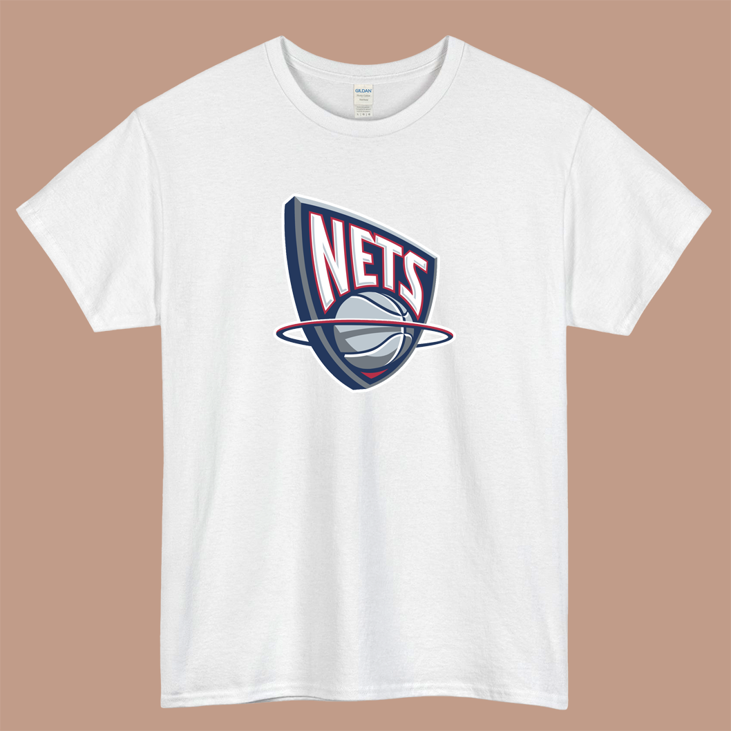 New Jersey Nets Logo Mens Unisex Short Sleeve T-Shirt Size S-3XL