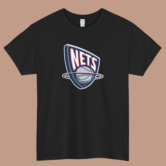 New Jersey Nets Logo Mens Unisex Short Sleeve T-Shirt Size S-3XL