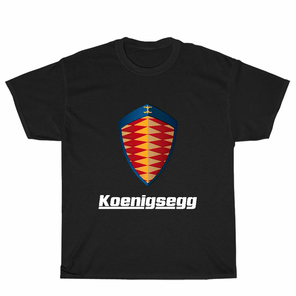 New Koenigsegg Racing Logo Unisex Men's T Shirt Size S to 3XL