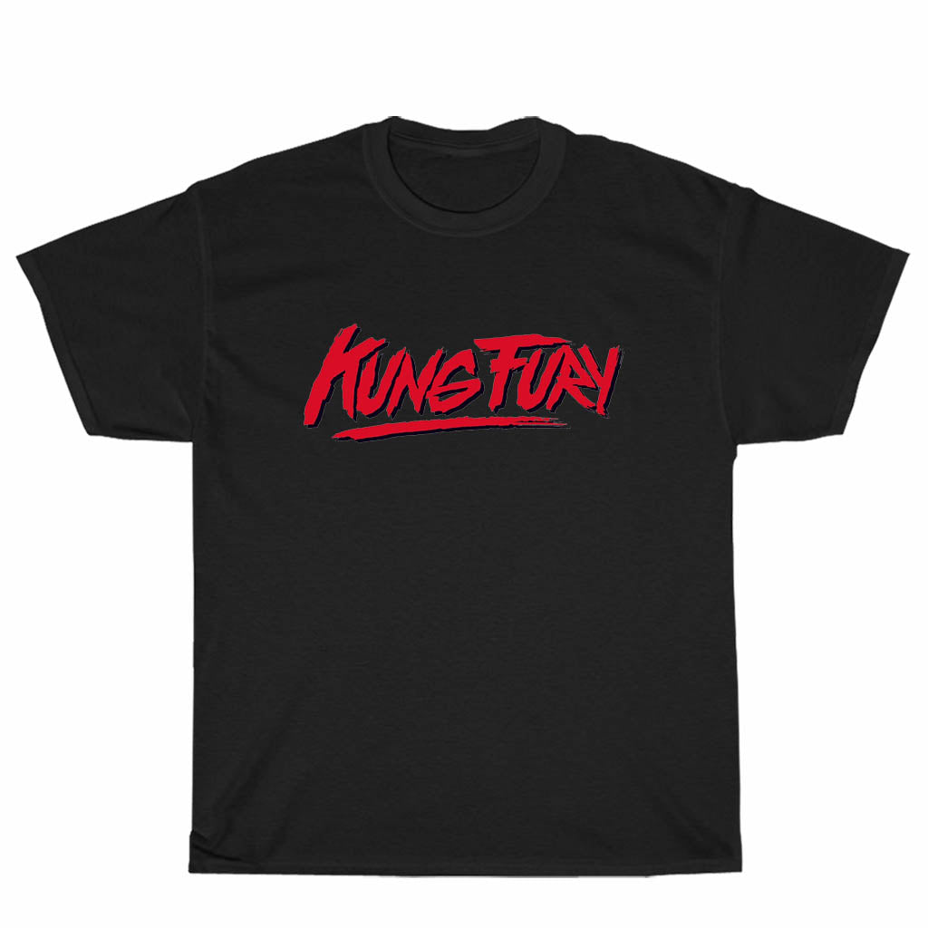 New Kung Fury 80s Action Movie Logo Unisex Men's T Shirt Size S to 3XL