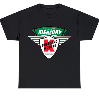 New Mercury Outboards Mercury Marine Logo Men's Unisex T Shirt Size S to 3XL
