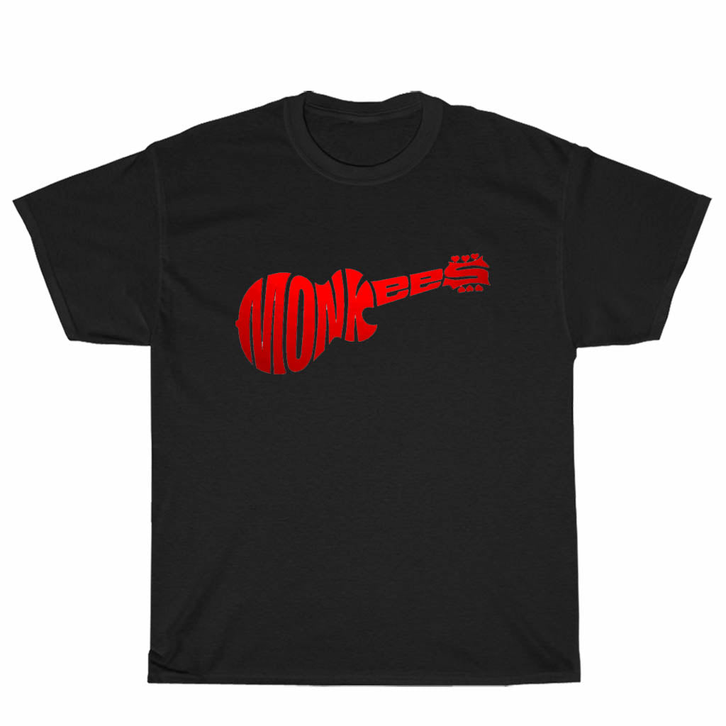 New Monkees Guitar Logo Unisex Men's T Shirt Size S to 3XL