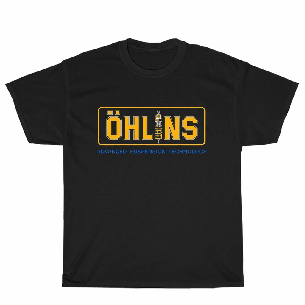 New Ohlins Racing Retro Classic Logo American Funny Logo Unisex Men's T Shirt Size S to 3XL