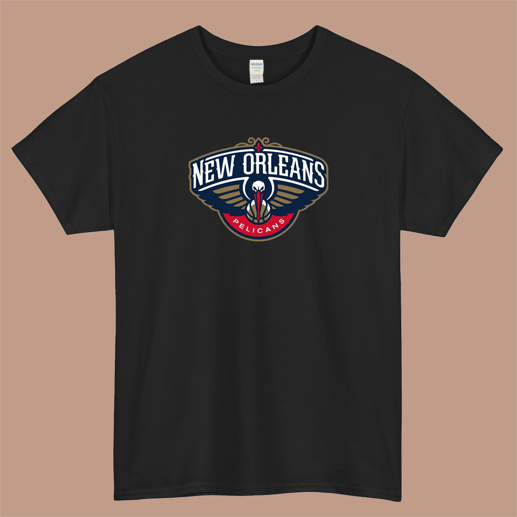 New Orleans Pelicans Logo Mens Unisex Short Sleeve T-Shirt Size S-3XL - P