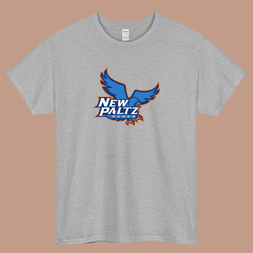 New Paltz hawks Logo Mens Unisex Short Sleeve T-Shirt Size S-3XL - P