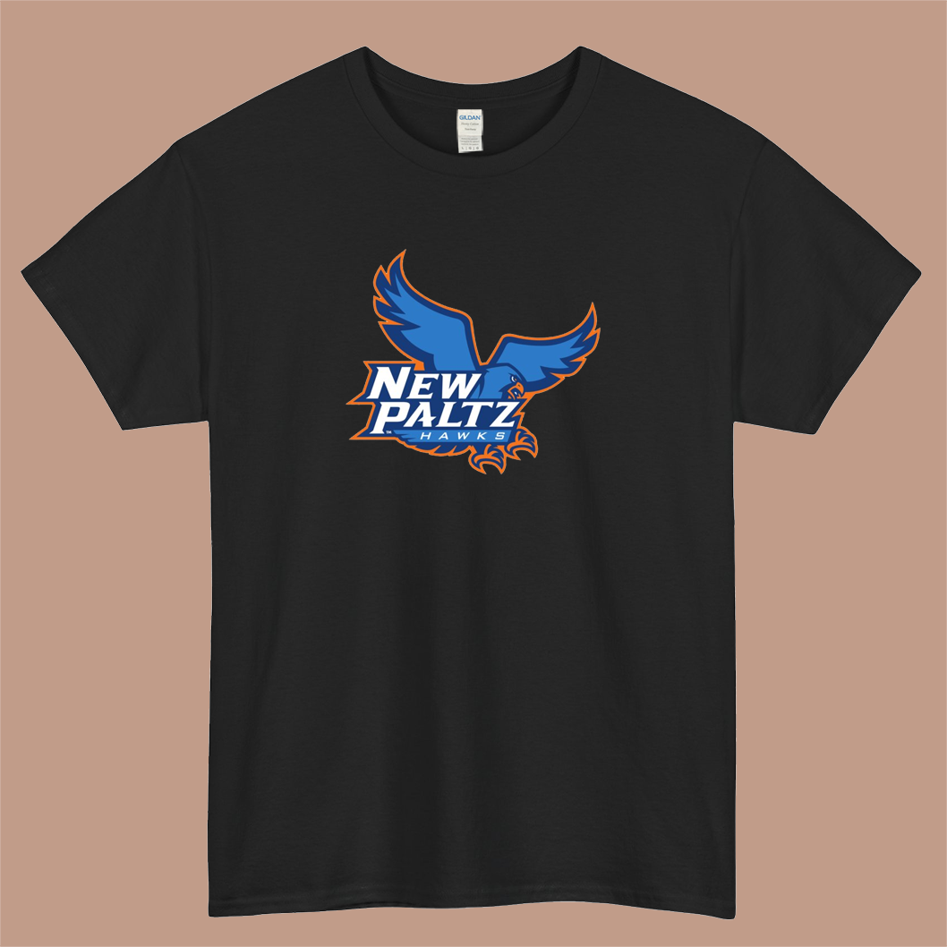 New Paltz hawks Logo Mens Unisex Short Sleeve T-Shirt Size S-3XL - P