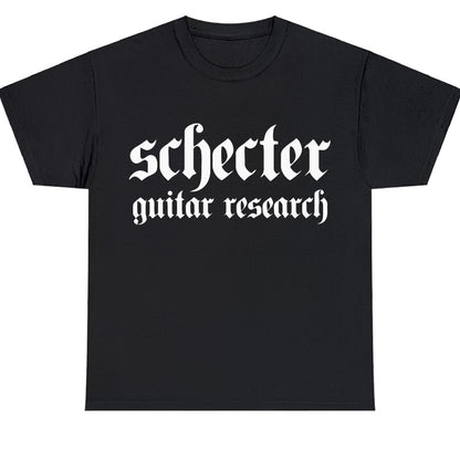 New Schecter Guitar Logo Men's Unisex T Shirt Size S to 3XL