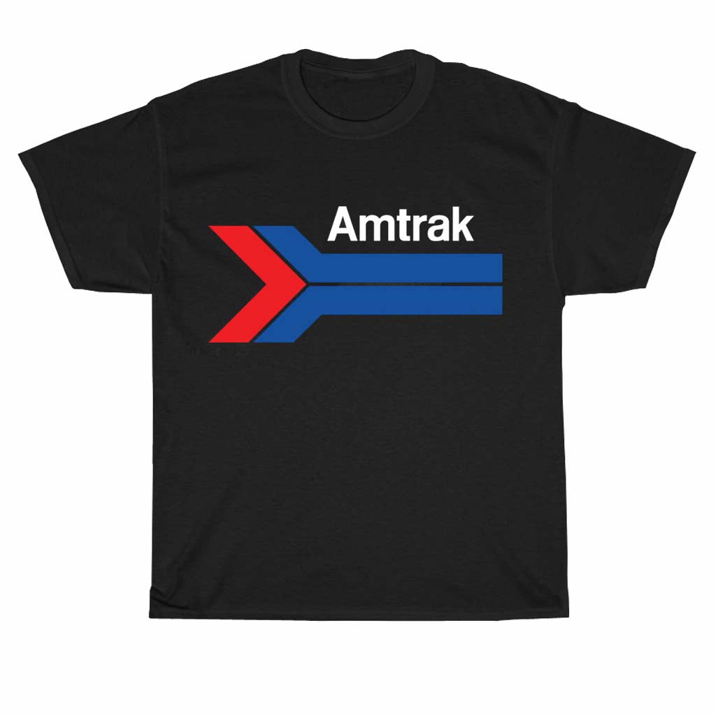 New Shirt Amtrak Trains Logo Unisex Men's T Shirt Size S to 3XL