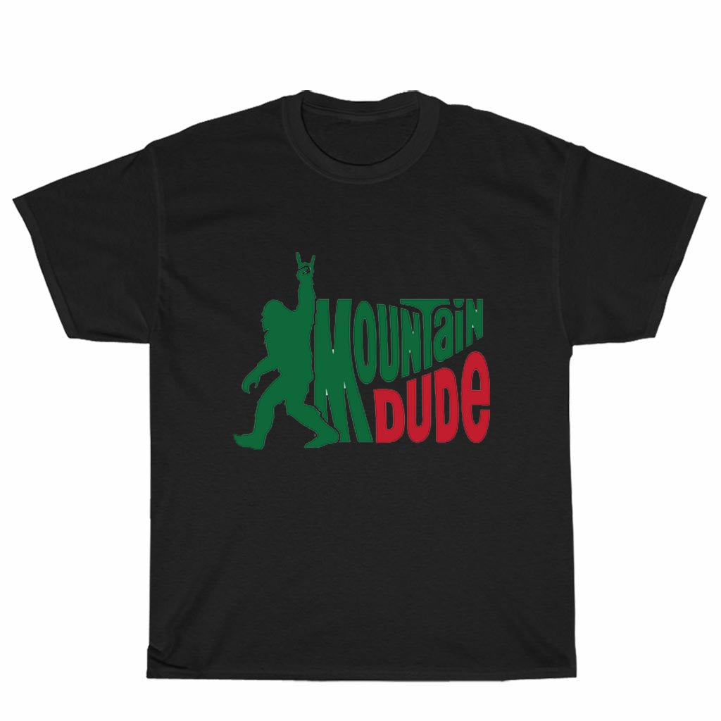 New Shirt Bigfoot sasquatch Mountain Dude Logo Unisex Men's T Shirt Size S to 3XL