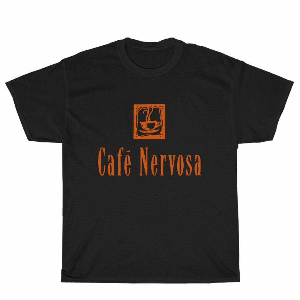 New Shirt Cafe Nervosa Logo Unisex Men's T Shirt Size S to 3XL