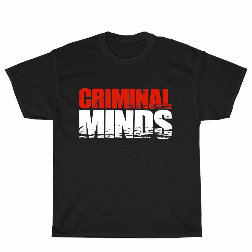 New Shirt Criminal Minds TV Series Logo Men's Black T-Shirt Logo Unisex Men's T Shirt Size S to 3XL
