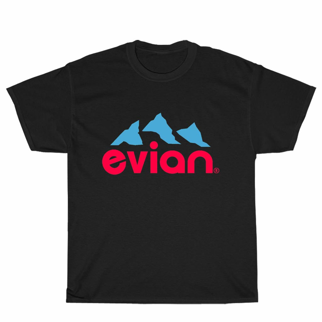 New Shirt Evian bottled water Logo Unisex Men's T Shirt Size S to 3XL