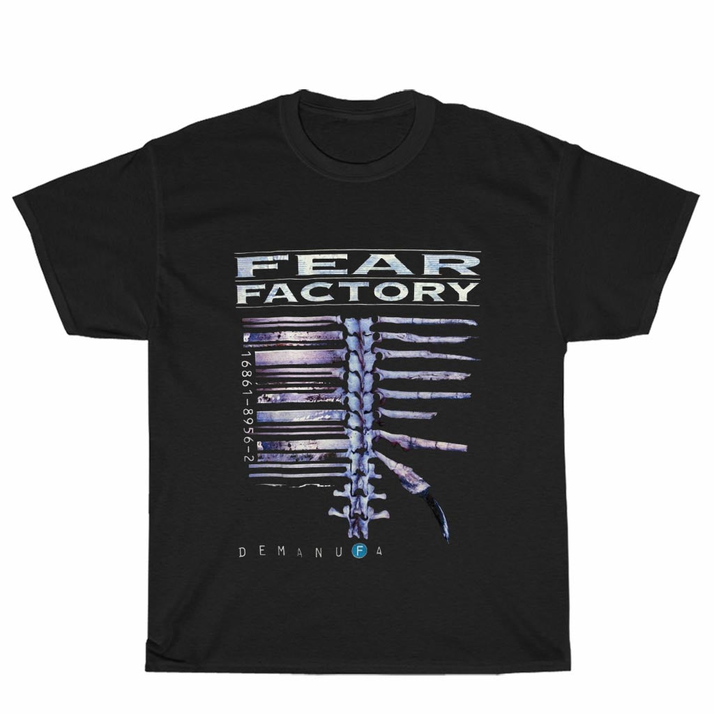 New Shirt Fear Factory Demanufacture Logo Unisex Men's T Shirt Size S to 3XL