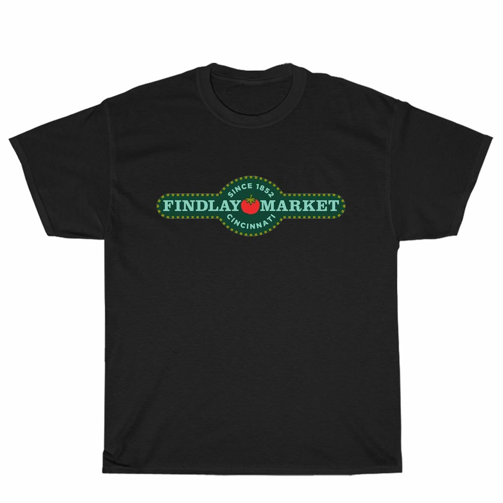 New Shirt Findlay Market Logo Unisex Men's T Shirt Size S to 3XL