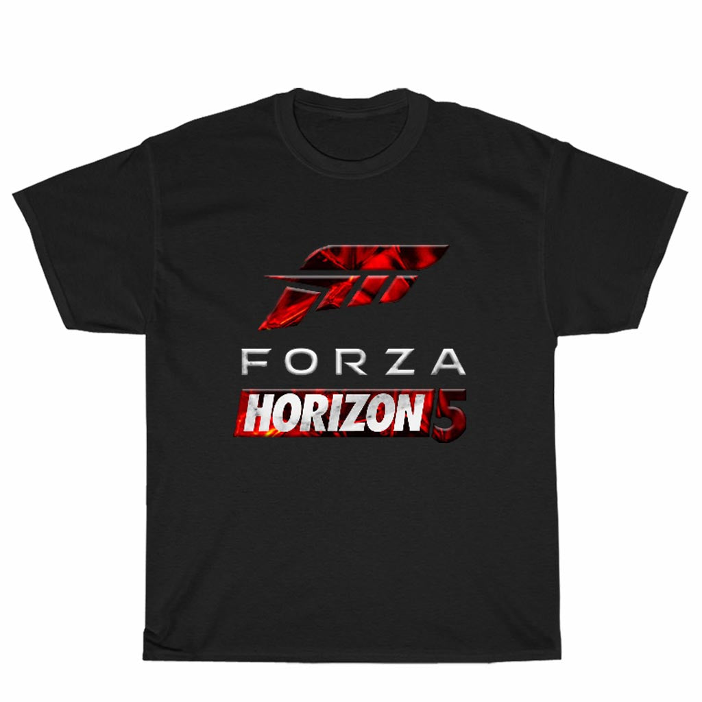 New Shirt Forza Horizon 5 Logo Unisex Men's T Shirt Size S to 3XL