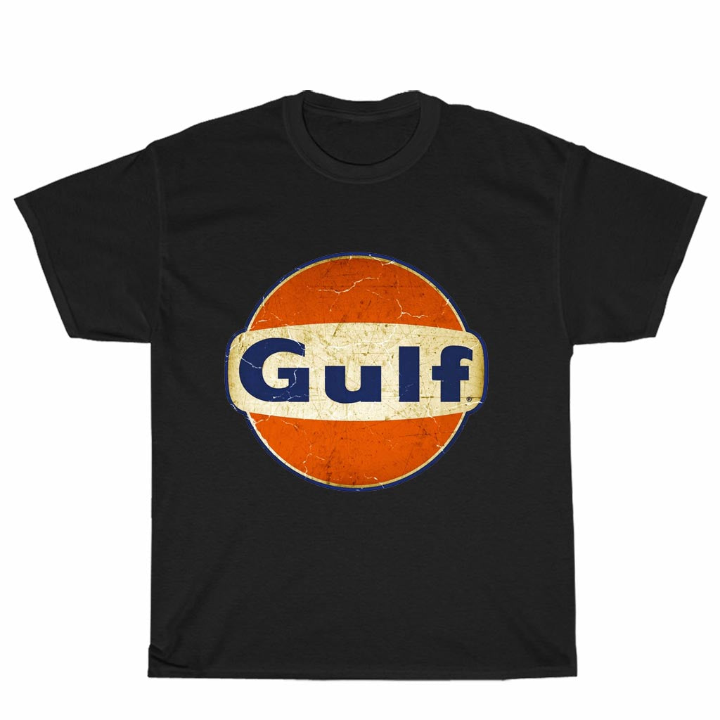 New Shirt Gulf Oil Vintage Logo Unisex Men's T Shirt Size S to 3XL
