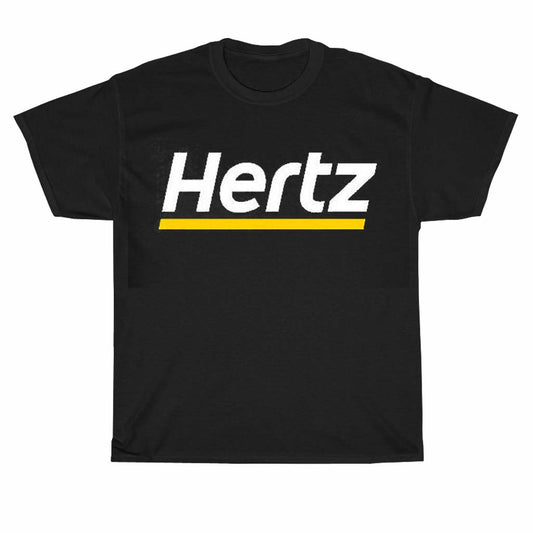 New Shirt  Hertz Car rental Logo Unisex Men's T Shirt Size S to 3XL