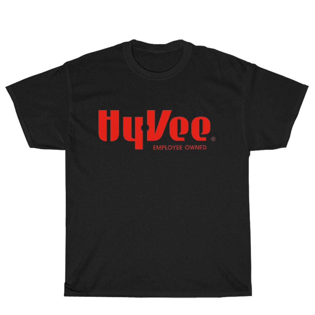 New Shirt Hy-Vee Grocery Market Logo Unisex Men's T Shirt Size S to 3XL