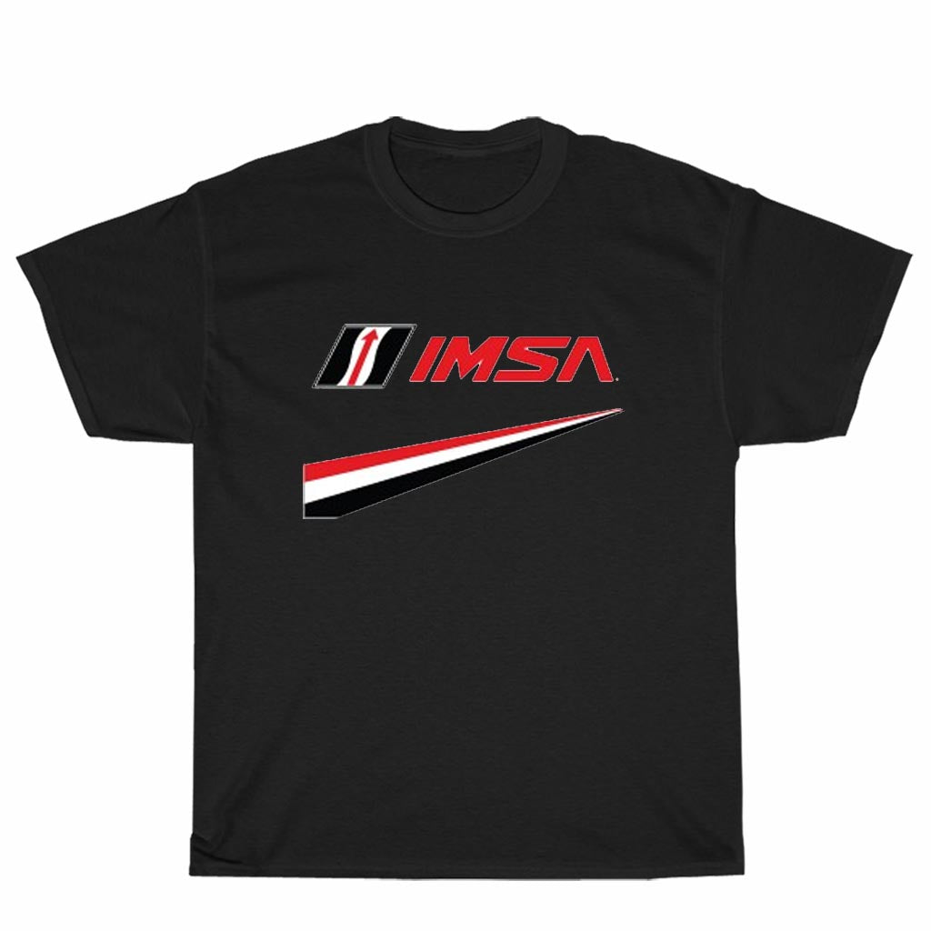 New Shirt IMSA International Motor Sports Associatio Logo Unisex Men's T Shirt Size S to 3XL
