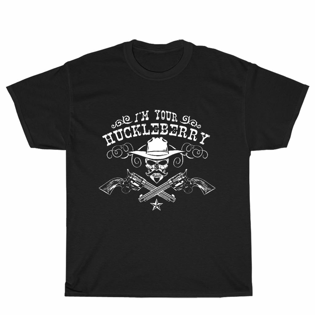 New Shirt I'm Your Huckleberry Guns Tombstone Logo Unisex Men's T Shirt Size S to 3XL