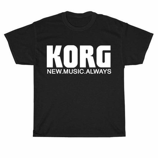 New Shirt KORG Synthesizer Music Logo Unisex Men's T Shirt Size S to 3XL