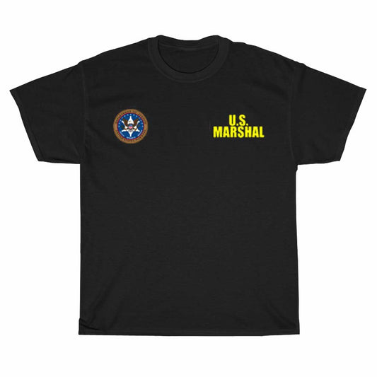 New Shirt MARSHAL Logo Unisex Men's T Shirt Size S to 3XL