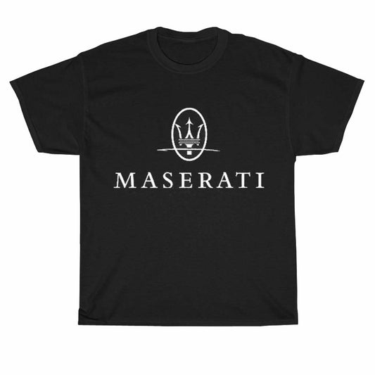 New Shirt Maserati Logo Unisex Men's T Shirt Size S to 3XL