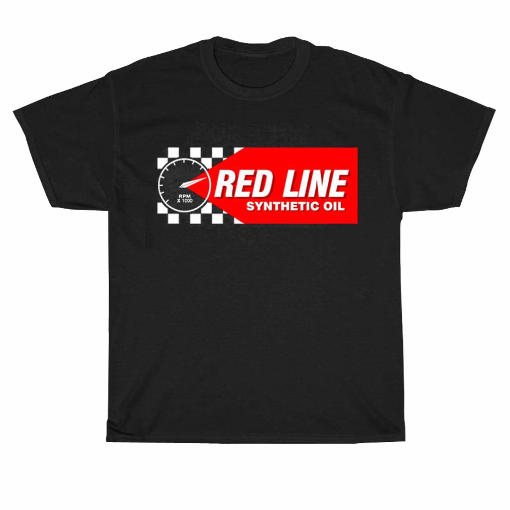 New Shirt Red Line Synthetic Oil Logo Unisex Men's T Shirt Size S to 3XL