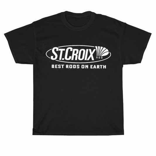 New Shirt St. Croix Rods Fishing Logo Unisex Men's T Shirt Size S to 3XL
