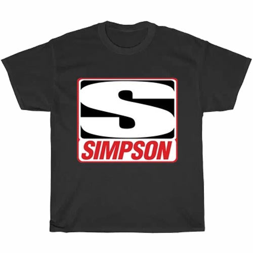 New Simpson Racing Logo Men's Unisex T Shirt Size S to 3XL
